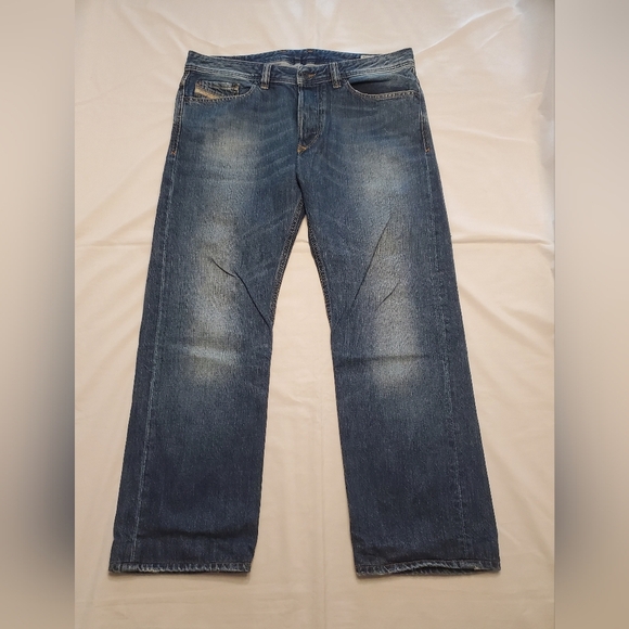 Diesel Other - Diesel Jeans Men's 33 X 29 Blue Viker Button Fly Straight Leg Distressed Denim